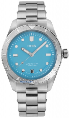 Buy this new Oris Divers Sixty Five 38mm 01 733 7771 4055-07 8 19 18 midsize watch for the discount price of £1,743.00. UK Retailer.